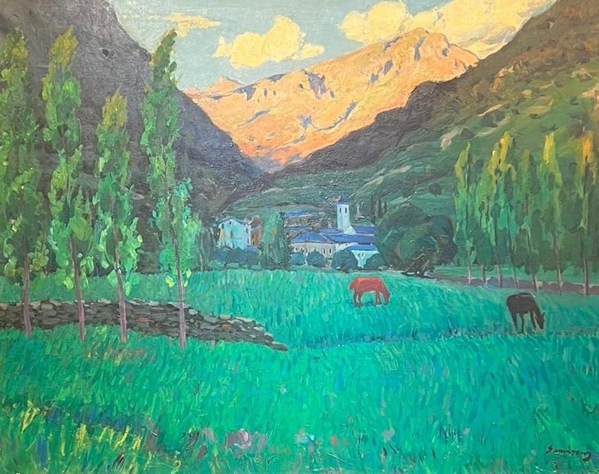 PAISAJE. PUEBLO DE CABDELLA. 1939